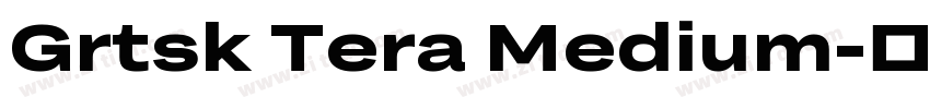 Grtsk Tera Medium字体转换